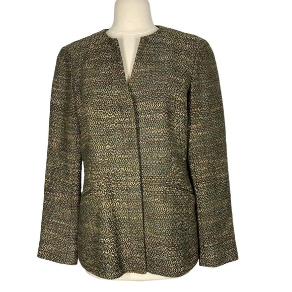 LAFAYETTE 148 Collarless Blazer 8 - Picture 1 of 6